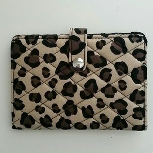 Vera Bradley Leopard Travel Wallet